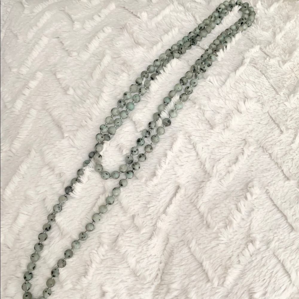 Beaded layer necklace